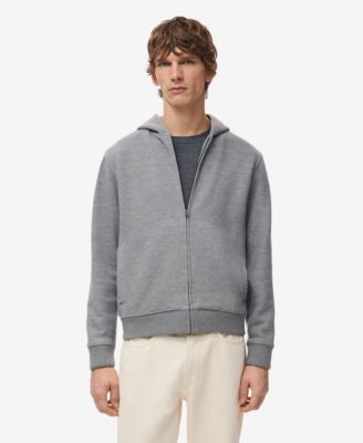 Men's Textured Hooded Sweatshirt