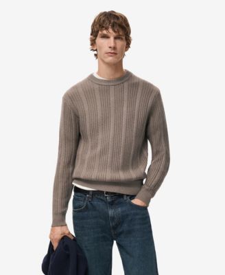 Men's Structured Knitted Sweater