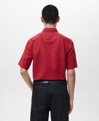 Men's Short Sleeved Cotton Shirt