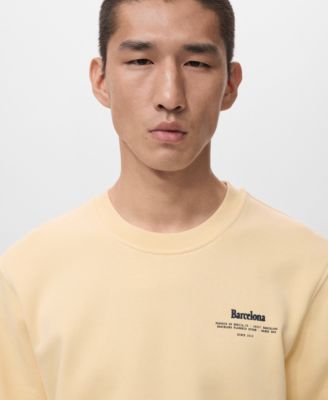 Men's Text Print Regular-Fit Sweatshirt