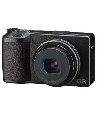 GR IIIx Compact Digital Camera, Bundle with 128GB Memory Card with Reader, Camera Bag, Tripod, Includes Cleaning Accessories