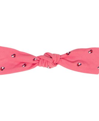 Baby Girls' Printed Pique Ruffled Sunsuit & Printed Headband