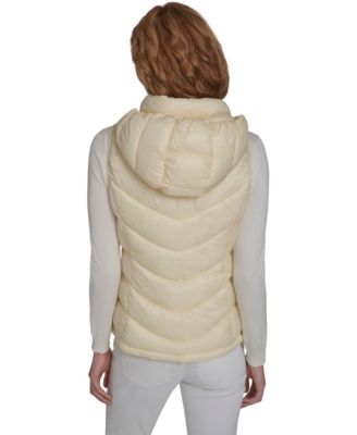 Women's Packable Hooded Puffer Vest