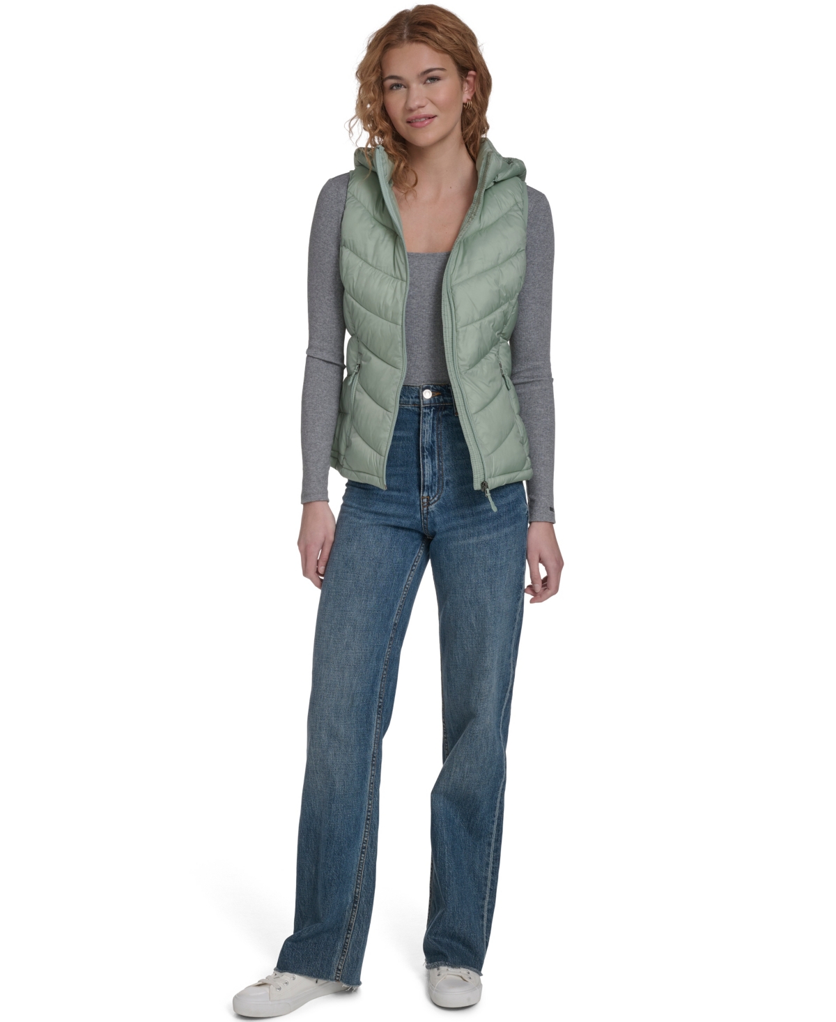Charter Club Women's Packable Hooded Puffer Vest