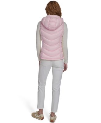 Women's Packable Hooded Puffer Vest
