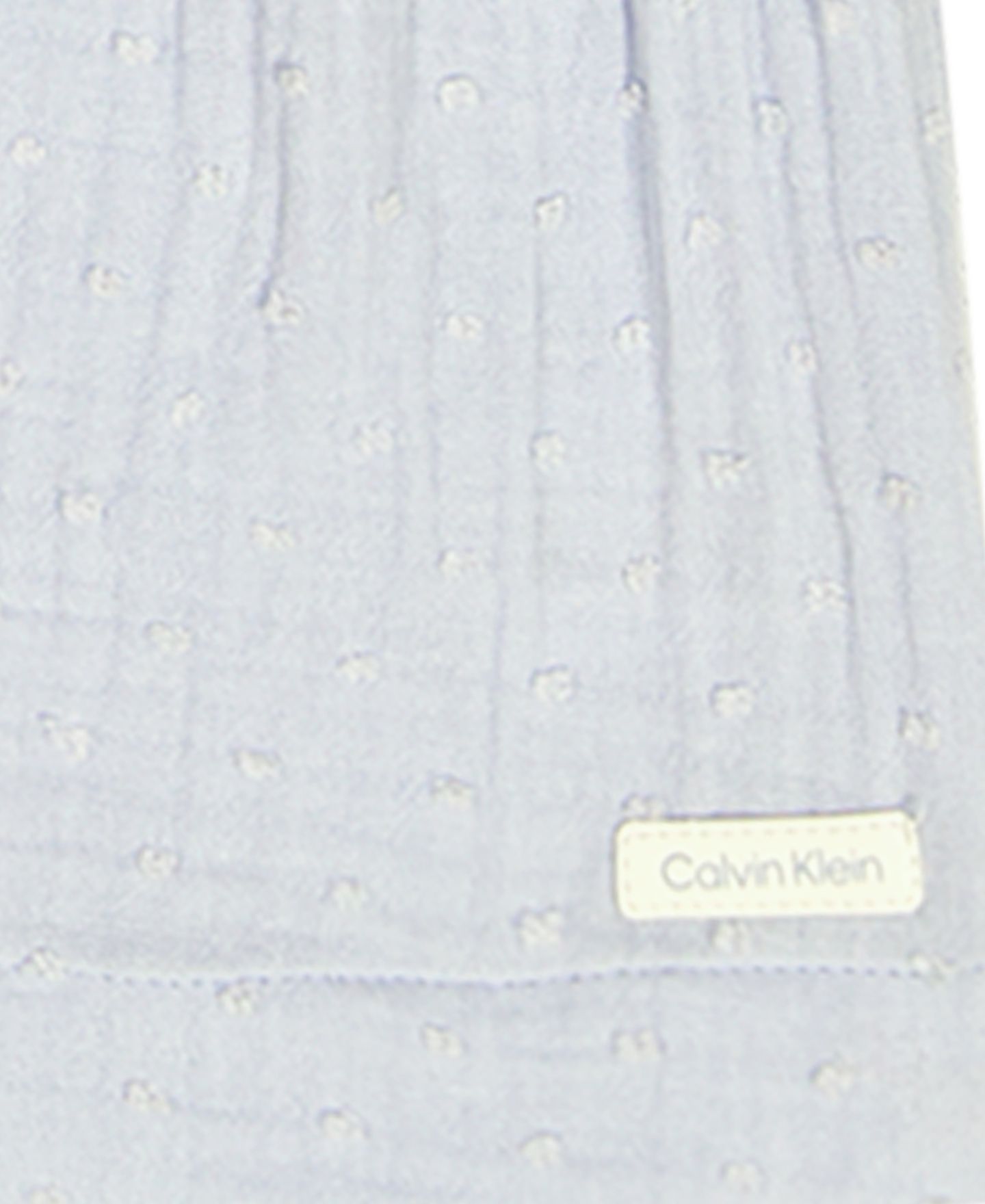 Комплект Calvin Klein Woven Clip-Dot Ruffle Trim Top & Bloomers, 2-Piece Set для девочек-малышей, цвет: Синий — фото 9