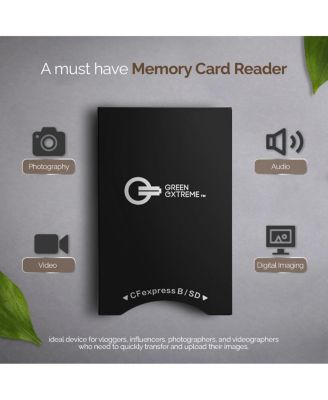 SF-M Series Tough 512GB UHS-II SDXC Memory Card, 2-Pack, Bundle with CFexpress Type-B and SD UHS-II Card Reader