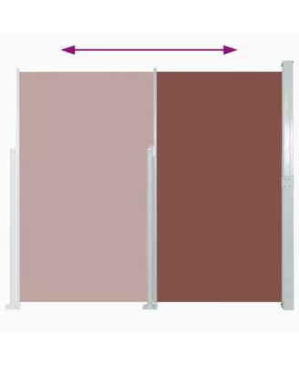 Fabric with Steel Cover Side Awning