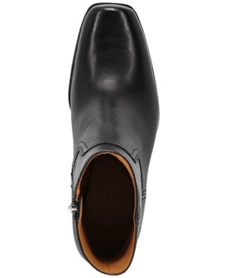 Women's Shiloh Leather Square Toe Zipper Boots