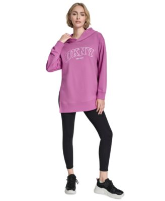 Women's 3D Puff Applique Varsity Logo Oversized Hoodie