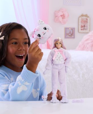 Cutie Reveal Cuddly Series Kitten Doll and Accessories