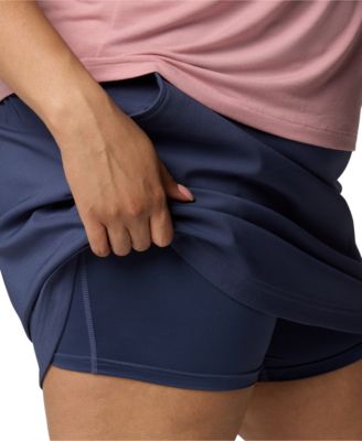 Plus Size All Seasons Regular Fit Skort