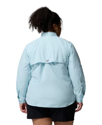 PFG Plus Size Long-Sleeve Outdoor Shirt