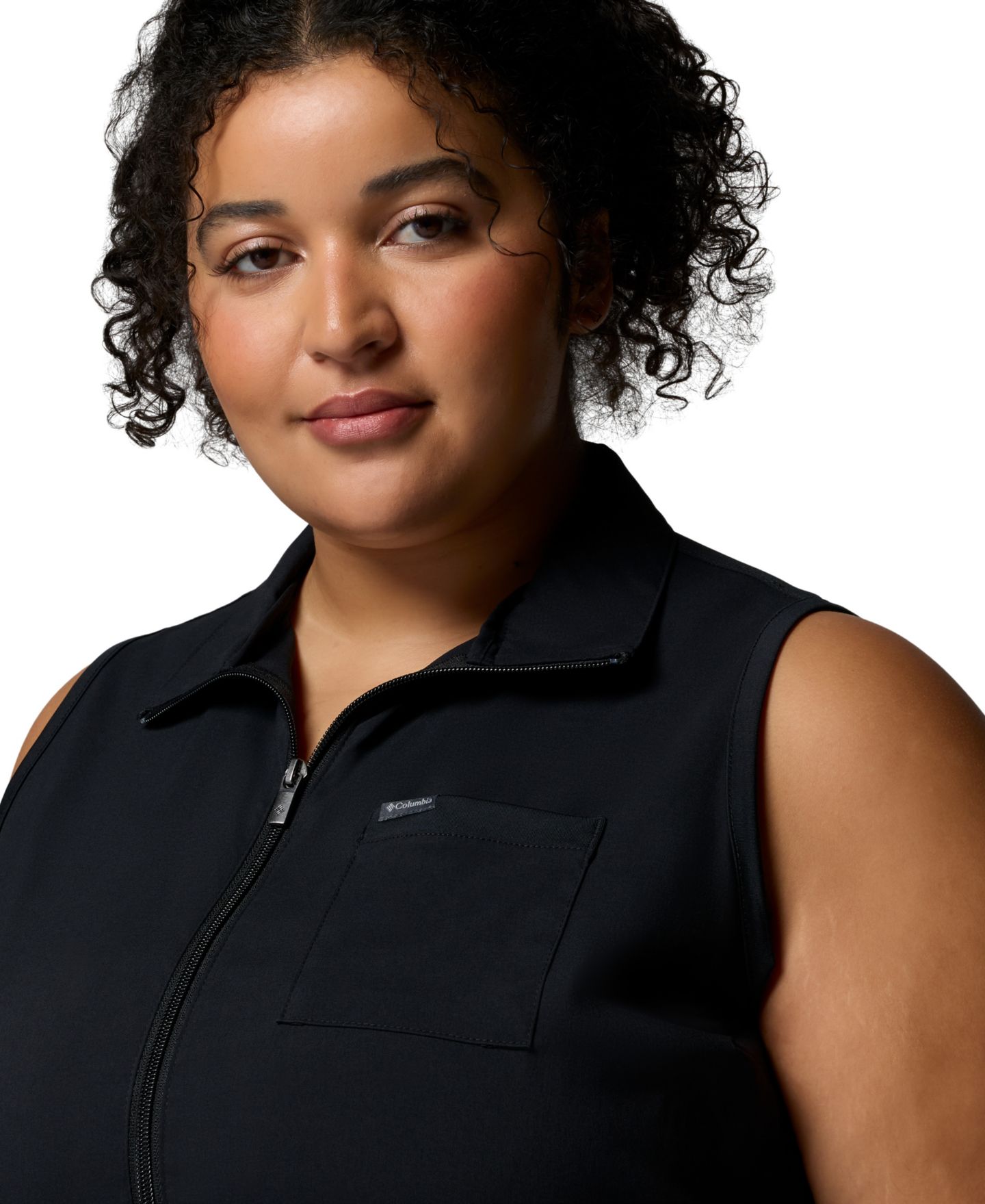 Женское платье Columbia Plus Size Leslie Falls Collared Active, цвет: Чёрный — фото 4