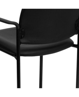 Comfort Stackable Steel Side Reception Chair with Arms