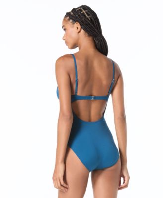 Michael Kors Women's Rhinestone One-Piece Swimsuit