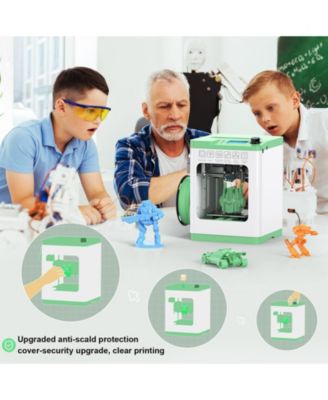 Mini 3D Printer for Kids & Beginners, Auto-Leveling, WiFi & App Control, Heated Bed, Quiet Operation