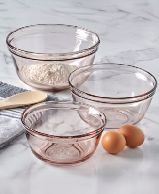 Rosewater 3-Piece Mixing Bowl Set