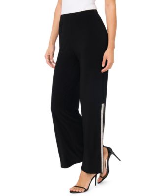 Women's Imitation Pearl Pull-On Pants