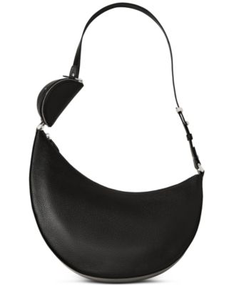 Duo Large Pebbled Leather Crossbody Bag
