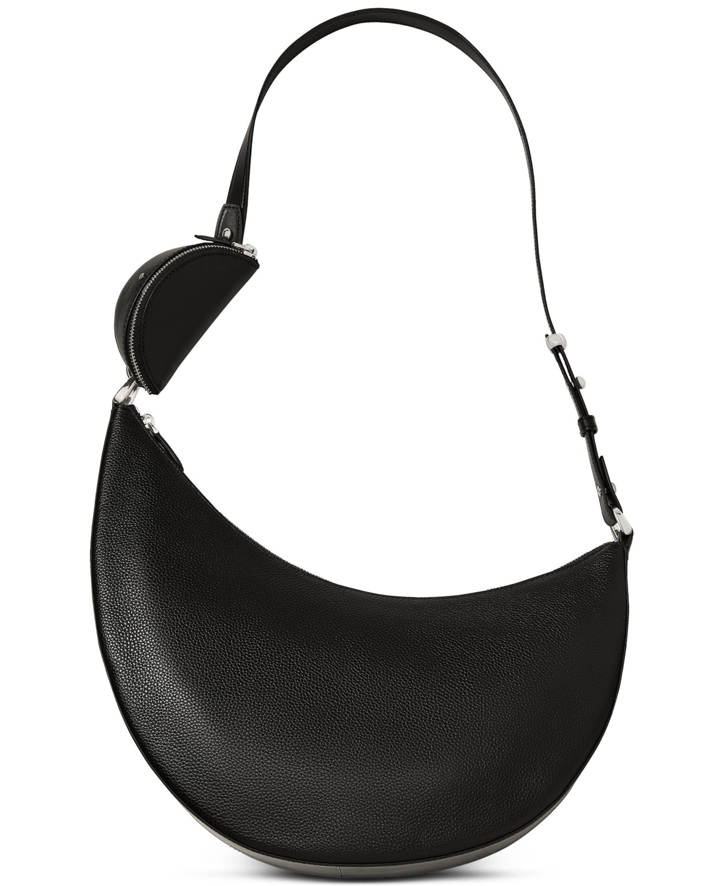 Женские сумки kate spade new york Duo Large Pebbled Leather Crossbody, цвет: Чёрный — фото 4