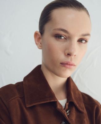 Women's Suede Buttons Jacket