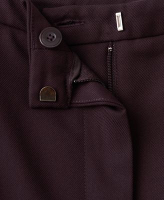 Women's Wide-Leg Mid-Rise Pleated Pants