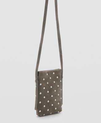Women's Suede Studded Mobile Case