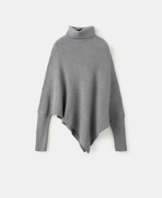 Women's Asymmetrical Roll Neck Sweater