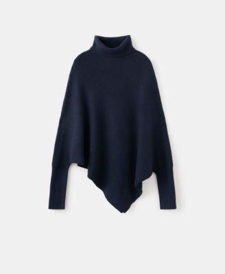 Women's Asymmetrical Roll Neck Sweater