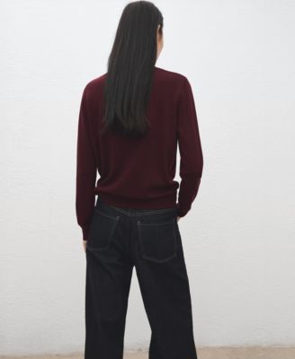 Women's Round-Neck Knitted Sweater