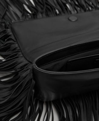 Women's Fringes Leather Handbag