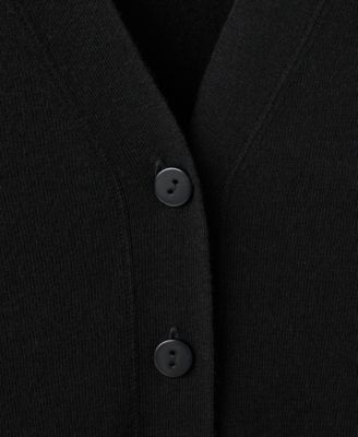 Women's V-Neck Knitted Cardigan Sweater