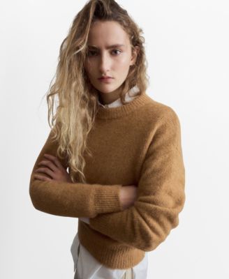 Women's Alpaca-Blend Crew-Neck Sweater