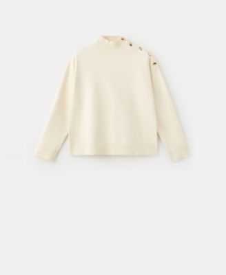 Women's Jewel Buttons Knitted Sweater