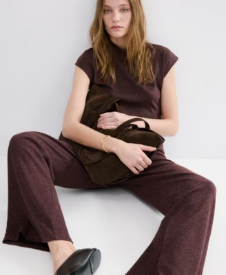 Women's Elastic Waistband Knitted Pants