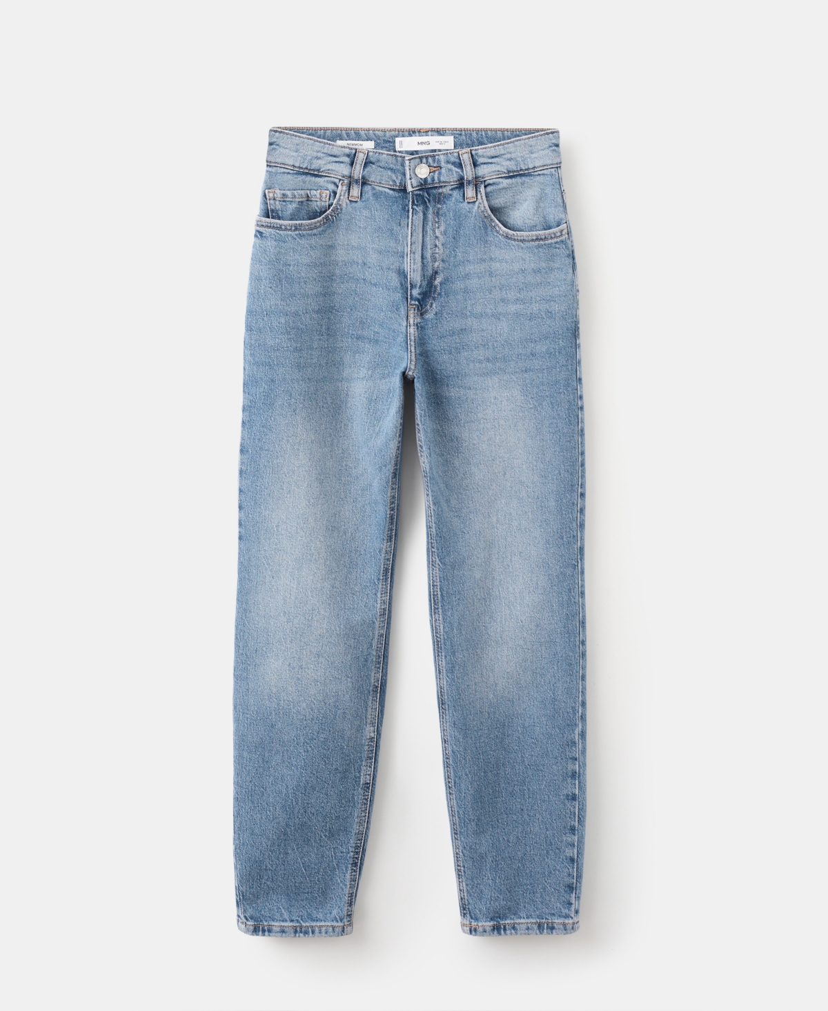 Mango Women's New Mom Comfort High-Rise Jeans
