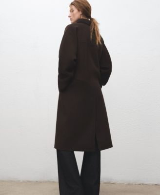 Women's Handmade Oversized Wool Coat