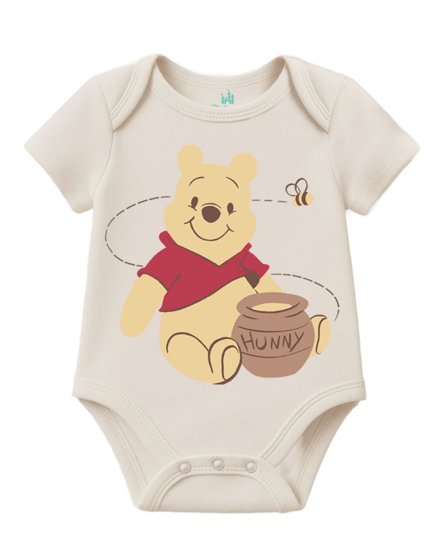 Комплект для мальчика Disney Winnie the Pooh: куртка, боди и брюки, 3 предмета, цвет: Бежевый — фото 3