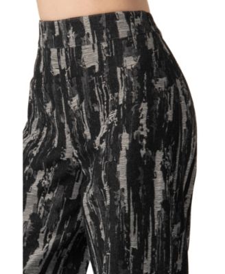 Women's Abstract Print Wide-Leg Jeans
