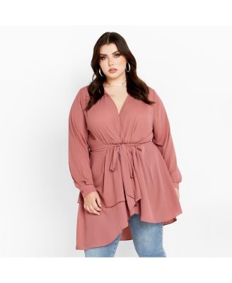 Womens Plus Size Shibara Top