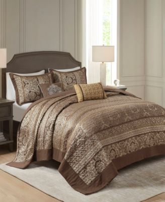 Bellagio Quilted 5-Pc. Bedspread Set, Queen