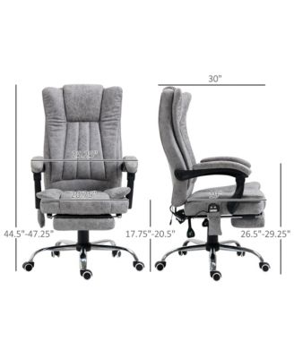 Massage Office Chair High Back Reclining Desk Chair with Heating