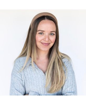 Women's Classic Padded Headband - Light Brown