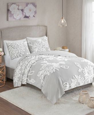 Madison Park Veronica Floral Tufted 3-Pc. Comforter Set, Full/Queen