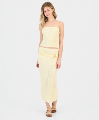 Juniors' Pucker Tube Top