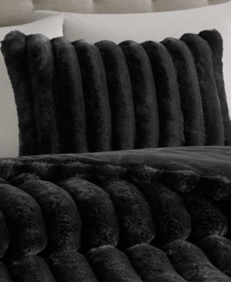 Jasmine Faux Fur Reverse to Velvet 3-Pc. Comforter Set, King