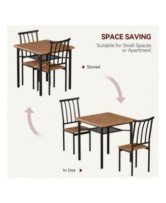 Kitchen Table Dining Table Set 3 Piece Dining Table Set For 2 Square Kitchen Table Set for Dining Room, Home Office