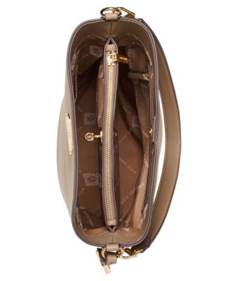 Small Oval Top Handle Bucket Bag