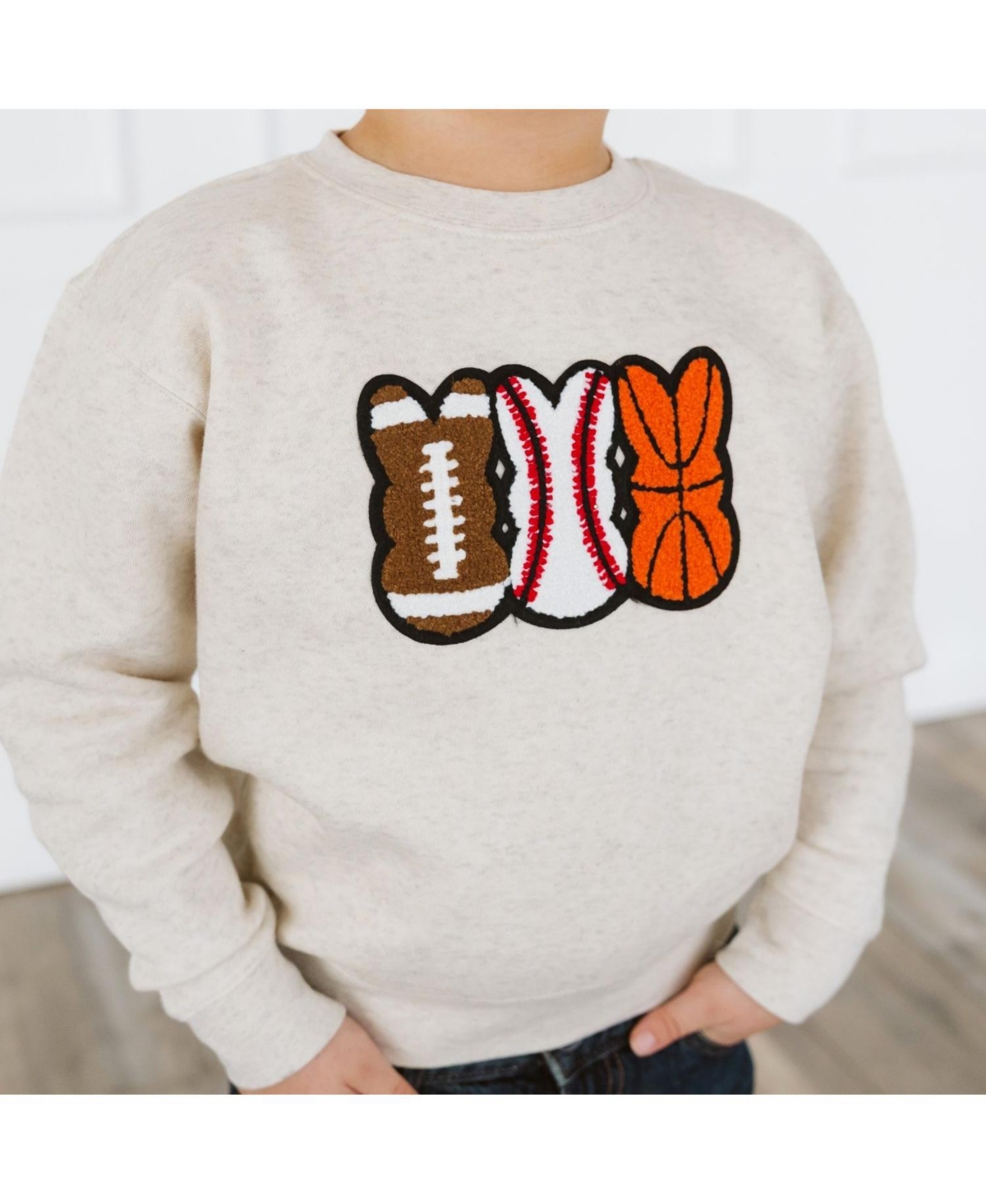 Sweet Wink Baby Boys Sports Peeps Patch Easter Sweatshirt